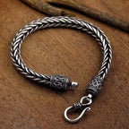 Silverarmband för dam – 20 cm vintage charmarmband