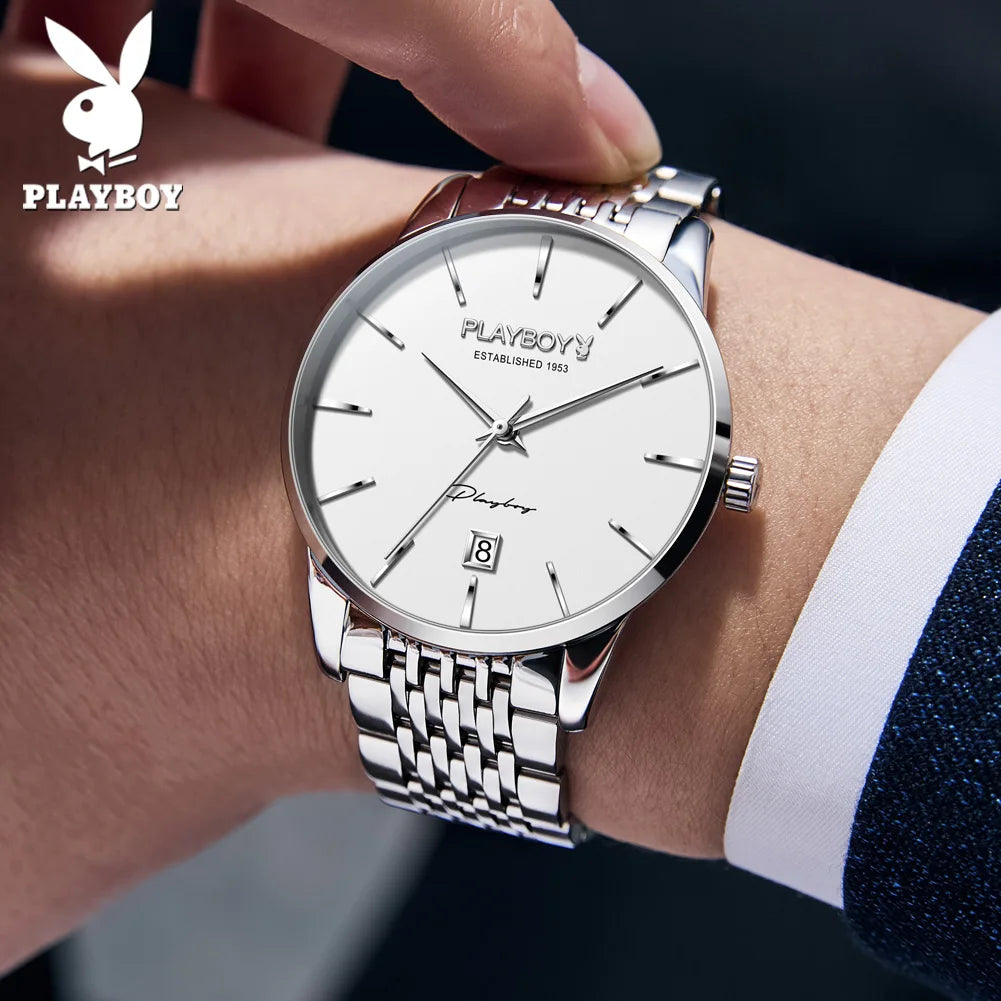 PLAYBOY 2604 Herrklocka – kvartsklocka