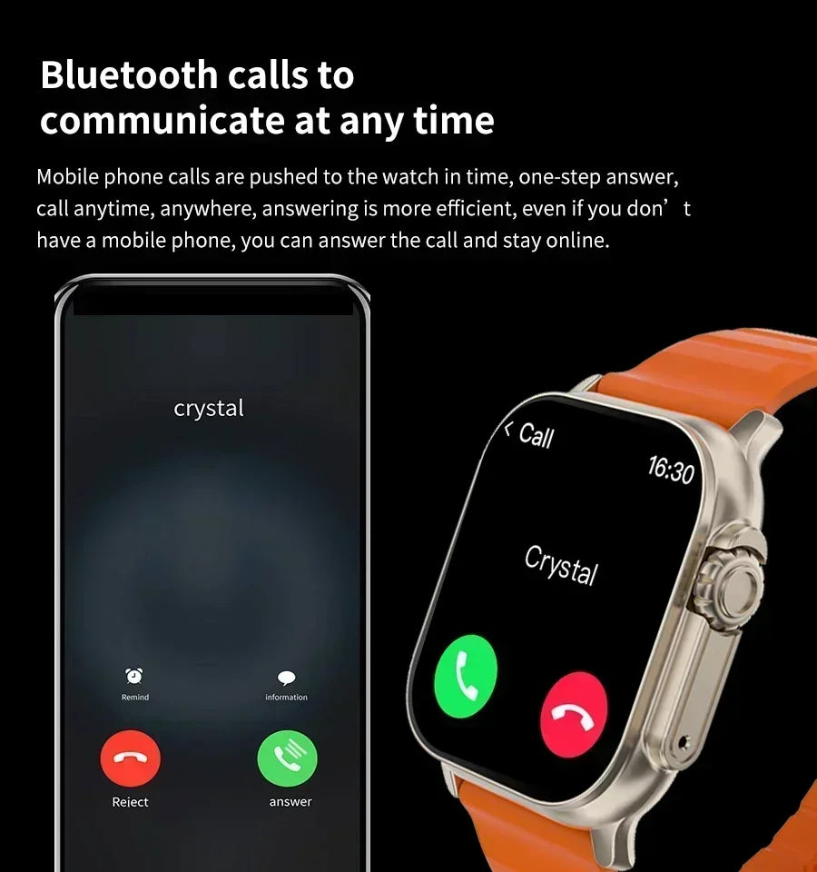 Smart Watch Ultra Gen 2 2.2” – NFC & Bluetooth-samtal