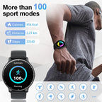 LIGE Smartwatch 1.28” – Bluetooth-samtal & pulsmätning