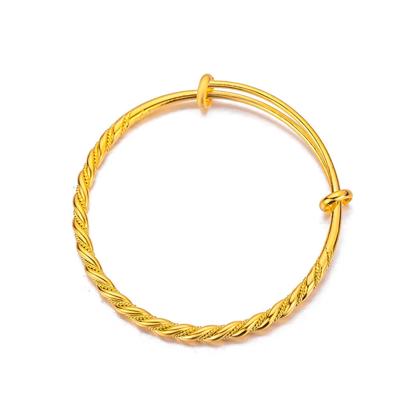 Guldarmband Dam 18K Twist