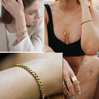 Kedjearmband i rostfritt stål – 3–11 mm