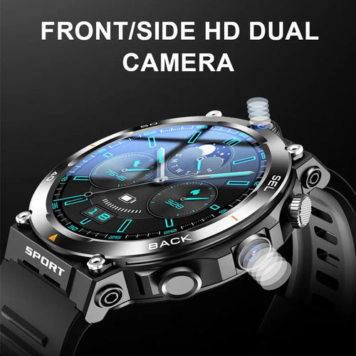 4G LTE Smartwatch 1.39” – Dual kamera & videosamtal