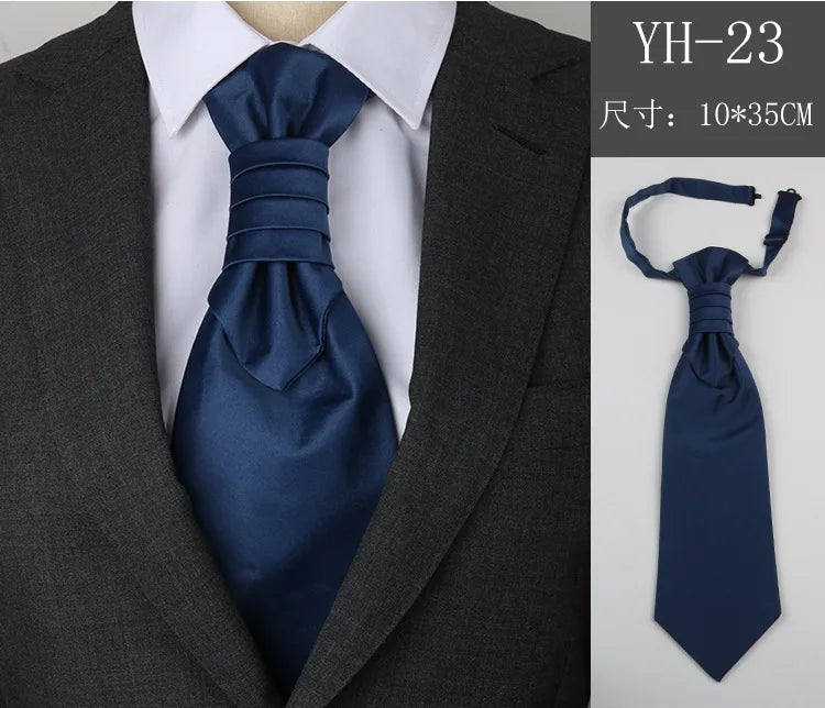 Bröllopsslips Herr – Vit/Svart elegant design