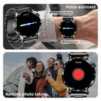 LIGE Outdoor Smartwatch 1.38” – Bluetooth-samtal & sport