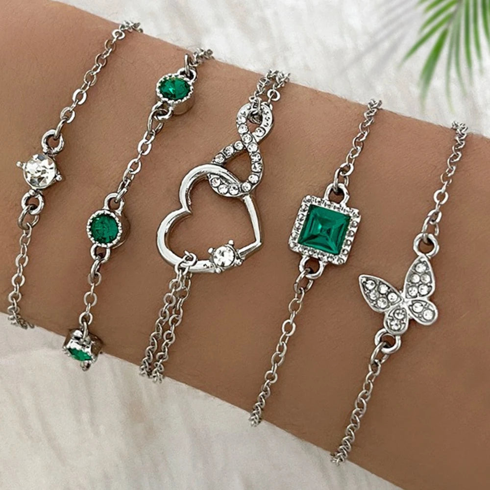 Armband dam – geometriskt armband med kristaller