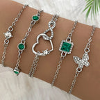 Armband dam – geometriskt armband med kristaller