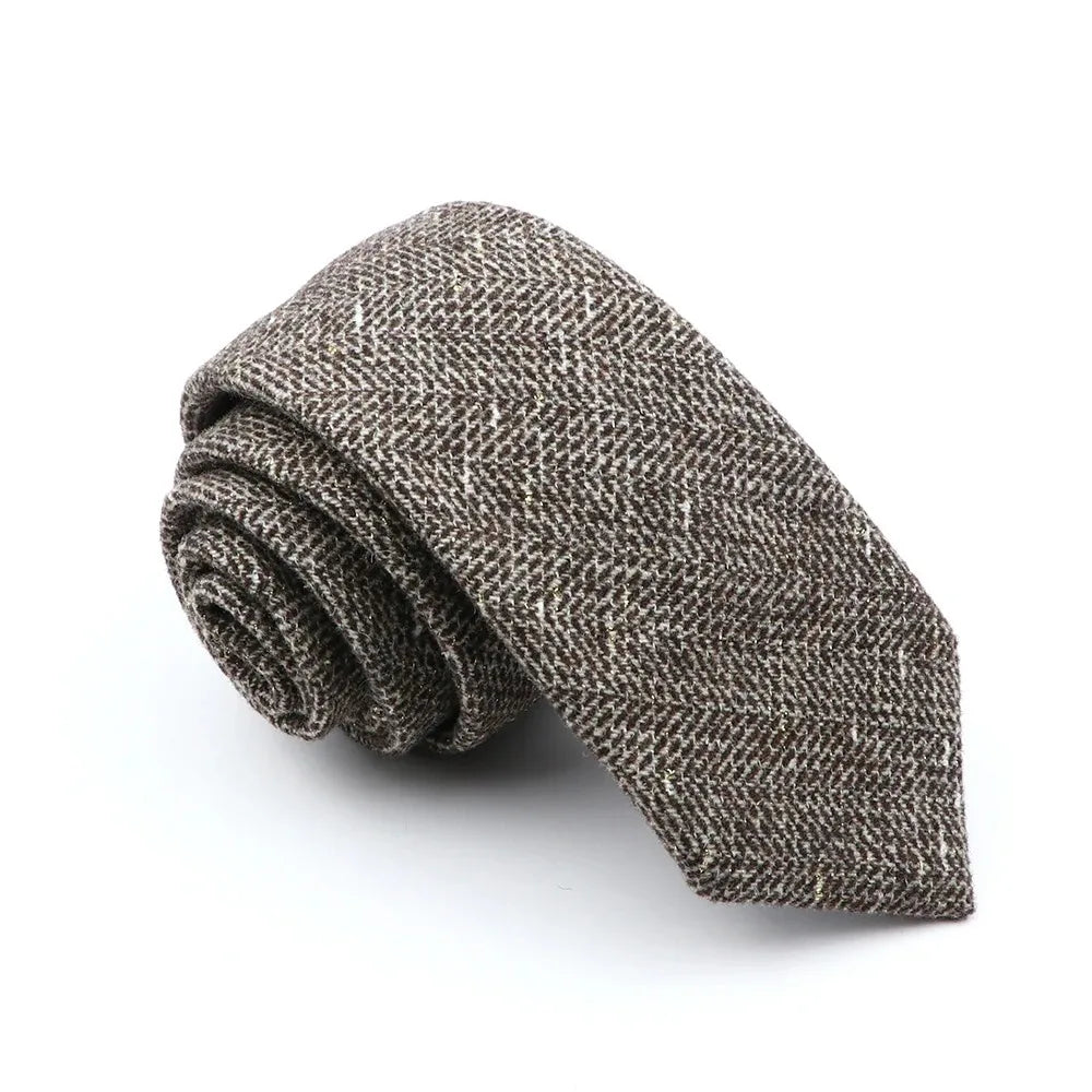 Ullslips 7 cm – klassisk herr & dam slips för business och fest