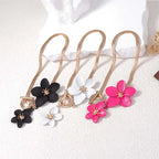Blomformad fotlänk i bohostil för dam