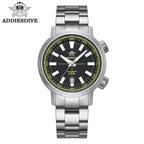 ADDIESDIVE Automatisk Dykarklocka 42mm – Safirglas & 200M Vattentät