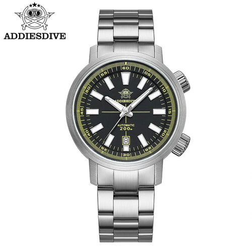 ADDIESDIVE Automatisk Dykarklocka 42mm – Safirglas & 200M Vattentät