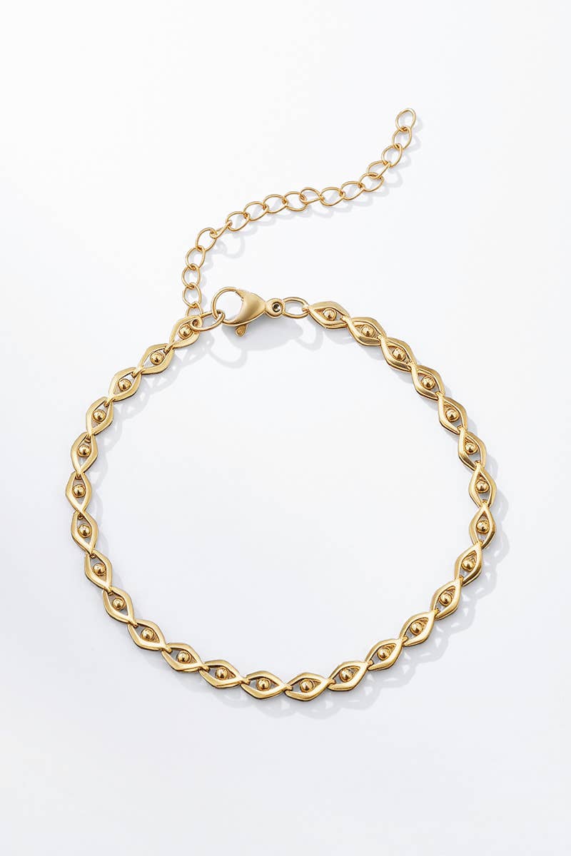 Öga Armband Guld Dam