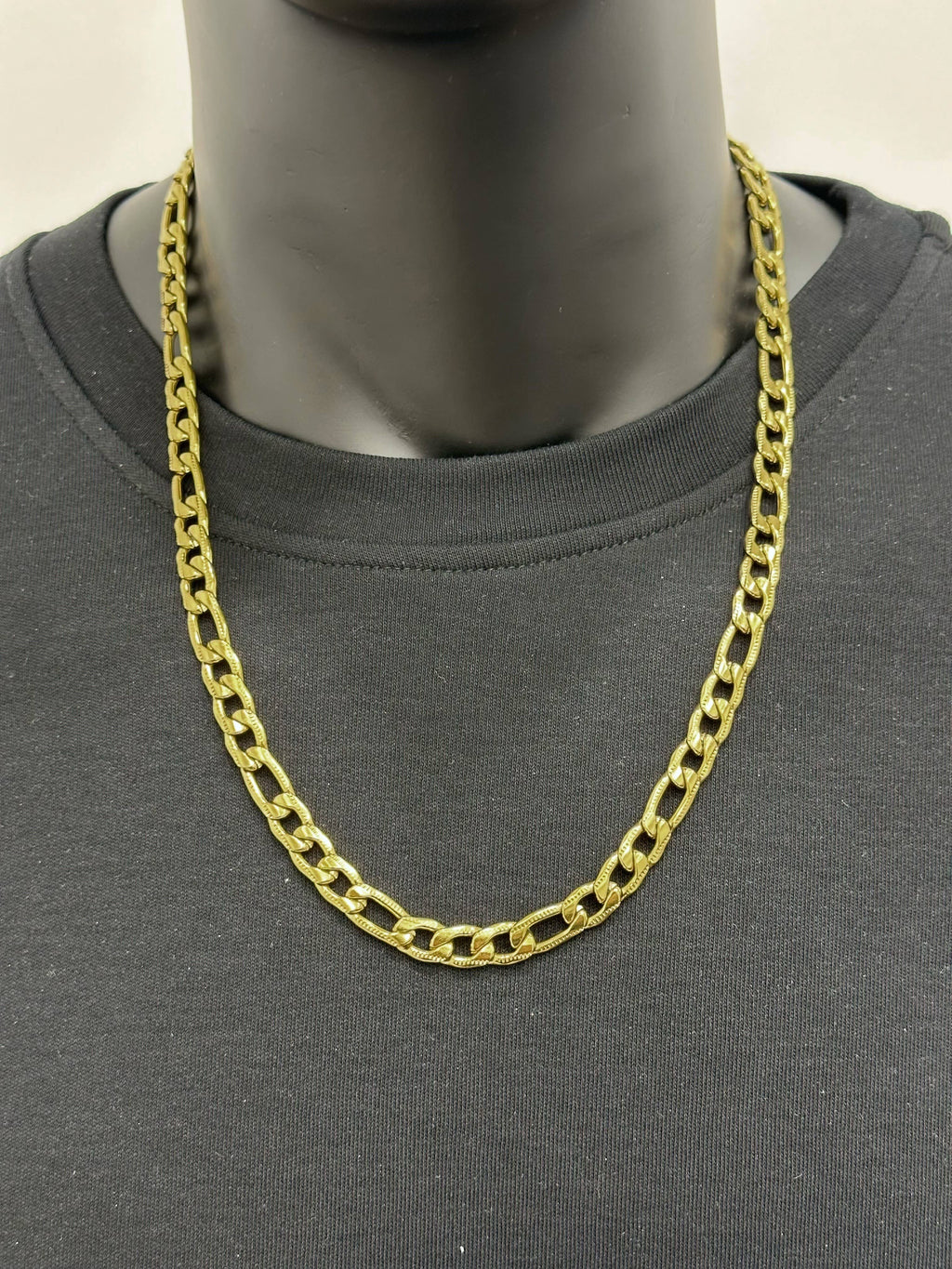Länk halsband i stål